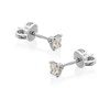 18ct White Gold Diamond Solitaire Stud Earrings - 1/3ct per pair - D4523 Alternative Image