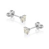18ct White Gold Diamond Solitaire Stud Earrings - 60pts per pair - D4526 Alternative Image
