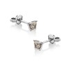18ct White Gold Diamond Solitaire Stud Earrings - 70pts per pair - D4527 Alternative Image