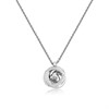18ct White Gold Diamond Knot Necklace - 1/4ct - D4545 Alternative Image