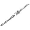 18ct White Gold 4 Carat Diamond Tennis Bracelet - D45934 Alternative Image