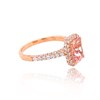 18ct Rose Gold Morganite And Diamond Ring - 1.17cts - D4809 Alternative Image