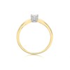 9ct Gold Princess Cut Diamond Solitaire Ring - 20pts - AGI Certificated - D5006 Alternative Image