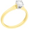 9ct Gold Illusion Set Diamond Solitaire Ring - 15pt - D50148 Alternative Image