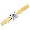 9ct Gold Diamond Solitaire Ring - 15pts - AGI Certificated - D5015 Alternative Image