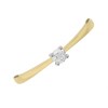 9ct Gold Diamond Solitaire Ring - 10pts - D5022 Alternative Image