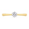 9ct Gold Diamond Solitaire Ring - 1/4ct - D5027 Alternative Image