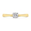 9ct Gold Diamond Solitaire Engagement Ring - 1/4ct - AGI Certificated - D5034 Alternative Image