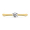 9ct Gold Diamond Solitaire Ring - 10pts - D5035 Alternative Image