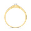 9ct Diamond Ring With Stone Set Shoulders - D5104 Alternative Image