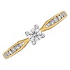 9ct Gold Diamond Ring - 1/4ct - D5110 Alternative Image