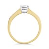 9ct Gold Diamond Cluster Ring - 10pts - D51152 Alternative Image