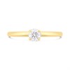 9ct Gold Single Stone Diamond Engagement Ring - 1/4ct - D5139 Alternative Image