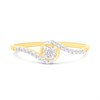 9st Gold Fancy Twist Singlestone Diamond Ring - D5142 Alternative Image