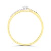 9st Gold Fancy Twist Singlestone Diamond Ring - D5142 Alternative Image