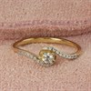 9st Gold Fancy Twist Singlestone Diamond Ring - D5142 Alternative Image