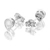 9ct White Gold Diamond Solitaire Stud Earrings - 20pts per pair - D5529 Alternative Image