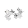 9ct White Gold Diamond Cluster Stud Earrings - 1.5cts per pair - D5530 Alternative Image