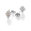9ct White Gold Diamond Cluster Stud Earrings - 1/2ct per pair - D5533 Alternative Image
