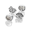 Polar Fire 9ct White Gold Diamond Circle Stud Earrings - 17pts per pair - D5542 Alternative Image