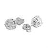 9ct White Gold Diamond Cluster Stud Earrings, 1ct/pr - D5556 Alternative Image