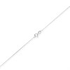 9ct White Gold Diamond Halo Cluster Necklace - 28pts - D56113 Alternative Image