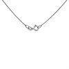 Love It! 9ct White Gold Diamond Circle Necklace - D56133 Alternative Image