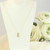 9ct Rubover-Set Solitaire Diamond Necklace - D56148 Alternative Image
