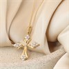 9ct Diamond-Set Slider Cross And Chain - D56158 Alternative Image