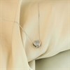 9ct White Gold Diamond-Set Heart Slider Necklace - D56160 Alternative Image