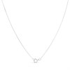 9ct White Gold Diamond-Set Heart Slider Necklace-1/4ct - D56161 Alternative Image