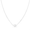9ct White Gold Diamond-Set Filigree Necklace - D56162 Alternative Image