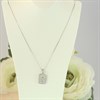 9ct White Gold Diamond-Set Filigree Necklace - D56162 Alternative Image