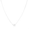 9ct White Gold Diamond Cluster Necklace, 15pts - D56167 Alternative Image