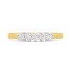 9ct Five Stone Diamond Half Hoop Ring, 1/4ct - D5821 Alternative Image