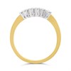 9ct Five Stone Diamond Half Hoop Ring, 1/4ct - D5821 Alternative Image