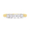 9ct Five Stone Diamond Half Hoop Ring, 1/2ct - D5826 Alternative Image