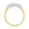 9ct Five Stone Diamond Half Hoop Ring, 1/2ct - D5826 Alternative Image