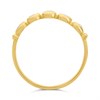 9ct Rubover Five Stone Diamond Half Hoop Ring, 20pts - D5828 Alternative Image