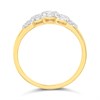 9ct Graduated Diamond Cluster Ring, 1/4ct - D5830 Alternative Image