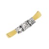 9ct Gold Diamond Trilogy Ring - 15pts - D5922 Alternative Image