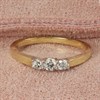 9ct Gold Graduated Diamond Trilogy Ring, 1/4ct - D5930 Alternative Image