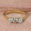 9ct Gold Diamond Trilogy Ring  - 1/2ct - D5931 Alternative Image