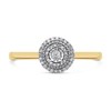 9ct Gold Diamond Cluster Ring - 10pts - D6087 Alternative Image