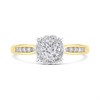 9ct Gold Diamond Starburst Cluster Ring - 1/2ct - D61160 Alternative Image
