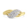 9ct Gold Diamond Curve Ring - D61161 Alternative Image