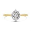 9ct Gold Diamond Cluster Ring - 18pts - D6133 Alternative Image