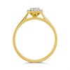 9ct Gold Diamond Cluster Ring - 18pts - D6133 Alternative Image