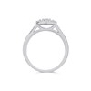9ct White Gold Diamond Cluster Ring - 1/4ct - D63148 Alternative Image