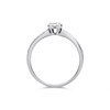 9ct White Gold Diamond Oval Cluster Ring - 20pts - D63156 Alternative Image